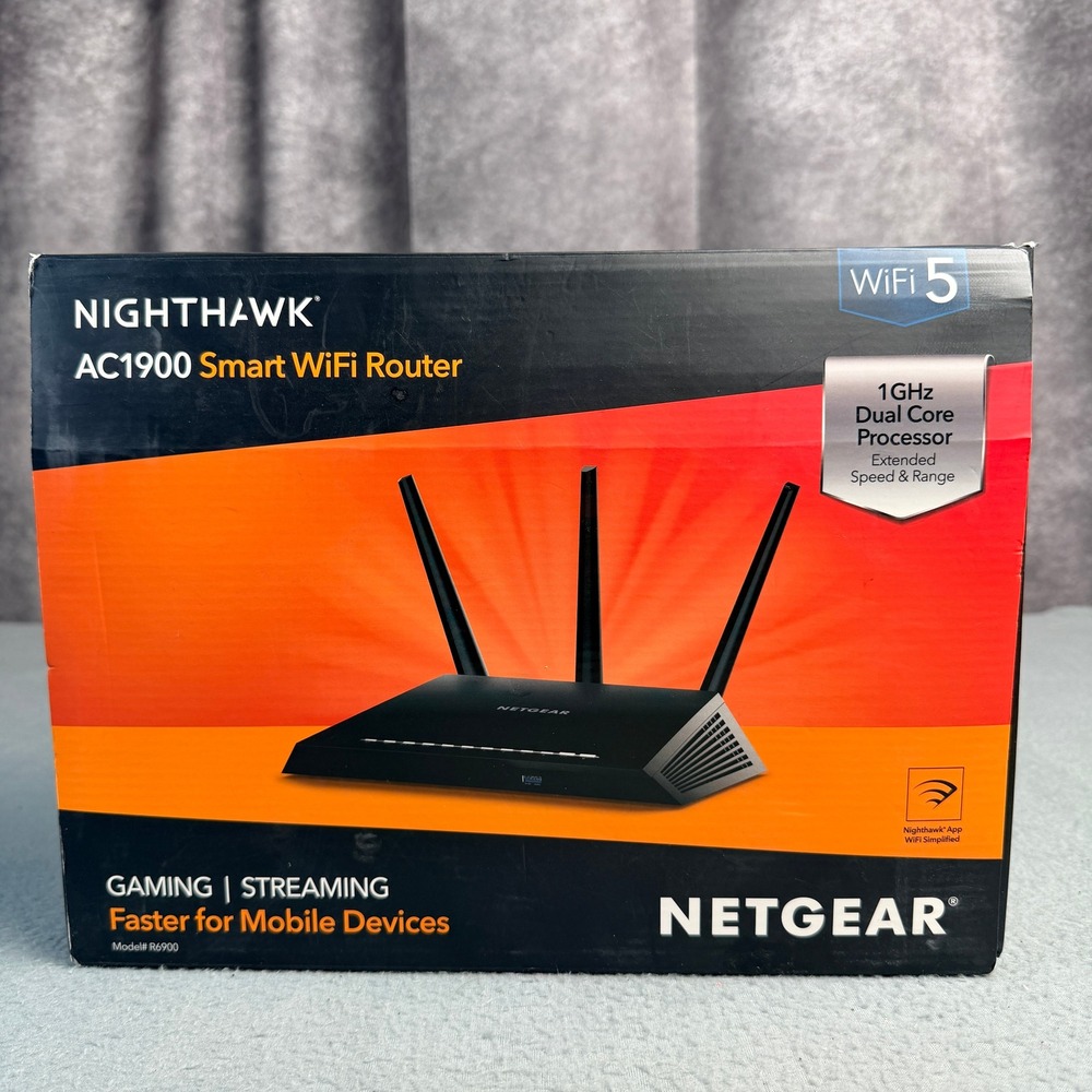Netgear Nighthawk AC1900 Smart WiFi Router R6900v2 Dual Band Gaming Streaming - Picture 2 of 10